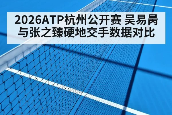 2026ATP杭州公开赛 吴易昺与张之臻硬地交手数据对比